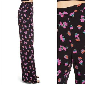 NWT WAYF floral wide leg high waisted pants